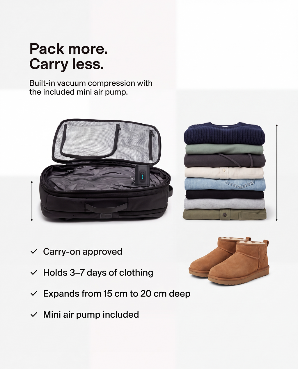 Carry-On Backpack for Frequent Flyers