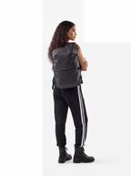 PacknTrip ProPack, Midnight Black, Plain Carry-On, worn